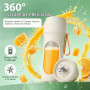Blender Portable, 450ml Mini Mixeur Smoothie, Appareil À Smoothie avec 12 Lames, Blinder Smoothies Rechargeable par USB, Petit B