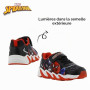 Leomil Spiderman Basket Enfant Garçon Lumineuses | Chaussures Garçon, Semelle Légère EVA, Idéal pour l'école et les loisirs, Mar