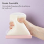 Nuliie Silicone Sachet Conservation Lait Maternelle Lot de 7, Doublement Étanches Sac Congelation Lait Maternel, Sans BPA Sacs à