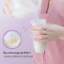 Nuliie Silicone Sachet Conservation Lait Maternelle Lot de 7, Doublement Étanches Sac Congelation Lait Maternel, Sans BPA Sacs à