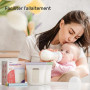 Nuliie Silicone Sachet Conservation Lait Maternelle Lot de 7, Doublement Étanches Sac Congelation Lait Maternel, Sans BPA Sacs à