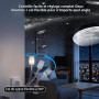 Projecteur Ciel Etoile Galaxie 2-en-1 USB Veilleuse Dimmable 360° Rotation | HD Galaxy Projector, Dimmable Colorful Night Light,