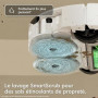 iRobot Roomba Plus 515 Combo Robot+AutoWash- 22KPa -Base Multifonction - Lavage à 75°C - séchage des lingettes à 45°C - LiDAR Cl
