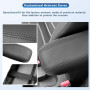 CDEFG Compatible avec Dacia Sandero 3 / Sandero Stepway III/Jogger 2021-2025 2026 Housse de Protection pour Accoudoirs Voiture C