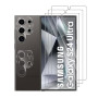 Pcircb [3+2 Pièces Verre Trempé Compatible avec Samsung Galaxy S24 Ultra​ vitre protection, 3pcs protection écran et 2pcs Caméra
