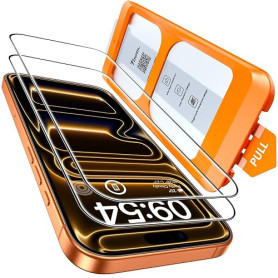 TOCOL Verre Trempé pour iPhone 17 Pro Max | Lot de 2, Facile à Installer, Sans Bulles, 9H Résistant aux Rayures, Facile à Nettoy