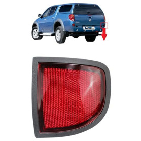 BIAREN Réflecteur de pare-chocs arrière côté droit pour Mitsubishi L200 Triton (2005–2015) 8355A016