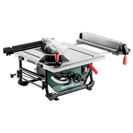 metabo TS 254 M, Scie Circulaire de Table 1500W, Lame 254mm | Scie à bois compacte avec 80mm de hauteur de coupe, guide parallèl