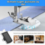 HOTUT Guide de Couture Magnétique Accessoires Couture, 1 Pièce Guides Couture Aimanté, pied de biche machine a coudre, pied de b