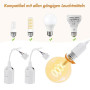 20 pièces Douille de Chantier E27 avec Câble pour Rénovation, Support ampoule E27 provisoire avec fil, Douille électrique pour L