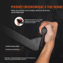 VEVOR Barres de Tirage Musculation Lot de 5, Accessoires pour Machine à Poulie en Acier Massif et Caoutchouc, Poignée de Tirage