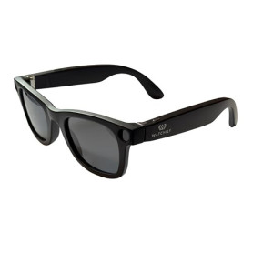 Watchily Lunettes Connectées IA avec Caméra HD 1080P – SmartView Pro – Verres Noirs et Verres Transparents Anti-Lumière Bleue In