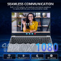 Ordinateur Portable de 15,6 Pouces avec Core i5 7Y54 Processeur, 16 Go RAM et 512 Go SSD, Win 11 PC Portable 1920*1080 IPS FHD É