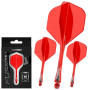 WINMAU Darts - Fusion Système intégré de vol et d'arbre - No.2 Forme et Design - Disponible en Court, intermédiaire et Moyen - D