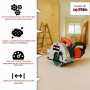 Grafner Fraiseuse murale laser, puissante de 1700 W avec 4000 tr/min, inclut 2 disques de découpe diamantés de 150 mm de diamètr
