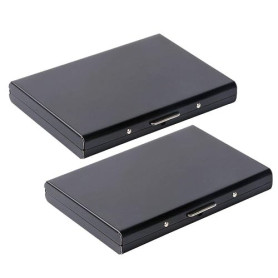 Vicloon Porte-Carte de Crédit Visite Métallique avec la Technologie de Blocage RFID,Cool Etui de Carte de Visite Slim Métal - 6