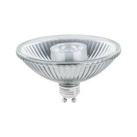 Paulmann 28901 Ampoule LED à réflecteur QPAR111 6,5 W, dimmable, blanc chaud, argent, ampoule, système d'éclairage 2700 K, culot