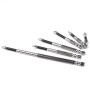 Zohino Lot de 6 embouts de vissage magnétiques K5 résistants aux chocs antidérapants cruciformes 25, 50, 65, 70, 90, 150 mm de l