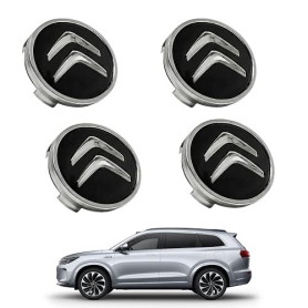 Cache Moyeu pour Citroen, 4 pièces Enjoliveur pour Citroen C3, CAC he Mo yeu, Ca Che MOY EU pour Renault, Ca Che-Moyeu De Roue D