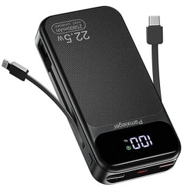 Power Bank 25.800mAh 22,5W PD3.0 QC4.0 Ricarica Rapida USB C Input & Output Caricatore Portatile Powerbank Con LCD Display Digit