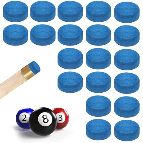 flintronic Embouts de Queue de Billard, Rigide de Billard Embout, Pool Cue Conseils pour Canne de Snooker, Remplacement, pour Co