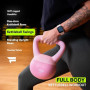 FIZYO Kettlebell Souple PVC avec Sable de Fer – Poignée Antidérapante, Poids pour Musculation, Fitness et Cardio, Entraînement à