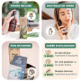 BIONOBLE Gel Aloe Vera Pur Bio 97%, Cheveux, Coup de Soleil, Visage - 100ml | Hydrate, Apaise - Avec Huile Essentielle de Lavand