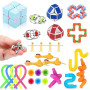 Nestling 30Pièce Fidget Toy Pack, Stress Relief Fdiget Toys Set pour la Concentration et Le Calme, Soulagement du Stress Et Joue