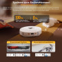 roborock Qrevo S5V Aspirateur Robot Laveur avec Station, 12000Pa Aspiration | Serpillières FlexiArm, Double Anti-emmêlement, Séc