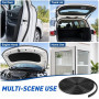 Yerozhui 5M Protection Portiere Voiture Joint Porte Voiture en U Caoutchouc Protecteur Bord de Porte Anti Collision Flexible ave