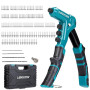 LIBRATON Pince à Riveter Professionnelle, Riveteuse Manuelle | Pince Rivet Aveugle, Pistolet à Rivet Pop avec 4 Types de Perceus