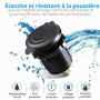 Thlevel Double Prise de Chargeur USB 5V/4.2A avec Interrupteur pour Voiture 12V-24V Bateaux et Marine Moto Camion VUS UTV 2 Pièc