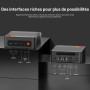 BOSGAME P4ultra Mini PC Ryzen 7 7730U (Jusqu’à 4,5GHz, 8C/16T) Mini Ordinateur, DDR4 16GB RAM, 1TB M.2 PCIe NVMe SSD Mini Bureau