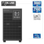 Atlantis onduleur on-Line Faible Bruit 3000VA/2100W, Onda Double Conversion | onde sinusoïdale pure, 75% plus silencieux , Gelid