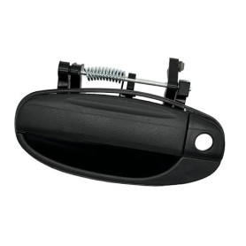 Riloer Poignée de porte de voiture, poignée gauche, poignée de porte extérieure, noire compatible avec Chevrolet Aveo 2004-2011,