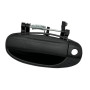 Riloer Poignée de porte de voiture, poignée gauche, poignée de porte extérieure, noire compatible avec Chevrolet Aveo 2004-2011,