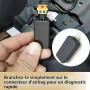 GVSS 8 Pièces Leurre Airbag Noir,Simulateur Airbag de Voiture Universel | Outil diagnostic système SRS,Utilisation simple sans c