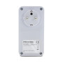 Metronic 495466 Prise CPL netsocket 600 MB/s avec 1 Port Fast Ethernet 100 MB/s et Prise gigogne