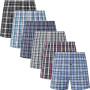 JupiterSecret Caleçons en Coton pour Hommes, Style Américain, Lot de 6/10 Pièces