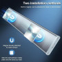 JEKEMORYE Lampe LED Rechargeable Cuisine Reglette - Blanc 20CM 3 Pièce