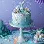 8 Pièces Moule Silicone Coquillage Moule Coquillage Gateau Moule Fondant Marin Animal Moule à Fondant Animaux Marins pour Artisa