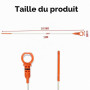 Yuiturt Jauge à Huile Moteur pour Moteur 1.6 HDI | pour Citroën Peugeot, Indicateur de Niveau d'Huile et Sonde à Huile Moteur OE