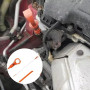 Yuiturt Jauge à Huile Moteur pour Moteur 1.6 HDI | pour Citroën Peugeot, Indicateur de Niveau d'Huile et Sonde à Huile Moteur OE