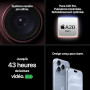 Apple iPhone 18 Pro Max 256 Go - Glacier | Écran Super Retina XDR 6,9 pouces ProMotion, Autonomie d’une journée, Caméra principa