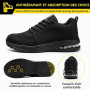 Baofular Chaussures de Sécurité Hommes Femmes Légère Basket Securite Confortable Antidérapante Chaussures de Travail Respirantes