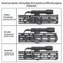 QIRUIMY M600C Lampe de poche LED Torche tactique 600 Lumens,Lumière Scout légère pour mlok Keymod 20mm Picatinny Rail System (No