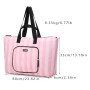 Ds UUby Victorias Secret Sacs fourre-tout Grand sac de plage hydrofuge avec fermeture éclair Sac à bandoulière Shopper