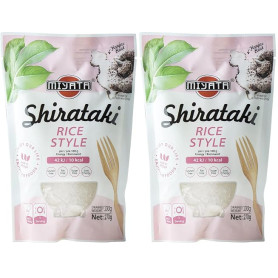 MIYATA Shirataki Riz à la Farine de Konjac 270 g Set de 12 (Lot de 2)