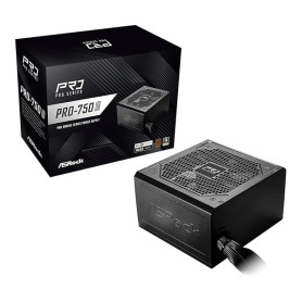 ASRock Pro Series PRO-750B Bloc d'alimentation 750 W 80Plus Bronze ATX3.1 et PCIe5.1 avec câble Double Couleur 12 V-2 x 6 120 mm