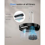 GIOTOHUN Fontaine a Eau Chat: Fontaine à Eau pour Chat | 2L Noir Silencieuse Distributeur Chat avec Robinet - Deux Modèles de Dé